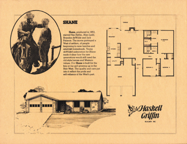 Handbill series for Haskell Griffin home builder. Gold medal winner, MAX Awards for Marketing and Advertising Excellence, date unknown.