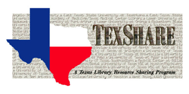 Web banner, TexShare, a UT Library resource sharing program.