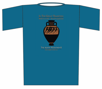 Austin Marathon t-shirt
design, 1987