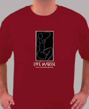 Cafe Matisse t-shirt design, 2005.