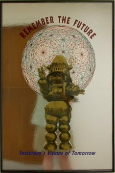 “Remember the Future” exhibit assemblage, UT Austin, 2001. (The exhibit was featured on “Good Morning America.”)