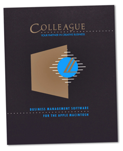 Colleague Business Software User Manual, cover and book design
